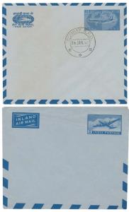 Lot of 3 PS Air Mail Envelopes, 21/2a, Mint, Rs.1.30/- 2 Nos., Mint & First Day Cancelled,