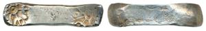 Punch-marked Coins, Gandhara Janapada, Silver bent bar, 11.54 g, long and narrow bar with 
