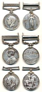 Group of three, India General Service, British War Medal and General Service Medal, to 344