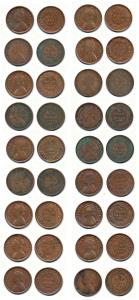Victoria Queen / Empress, Copper ½ Pice (18), Calcutta Mint, 1862, 1885, 1886, 1887, 1888,
