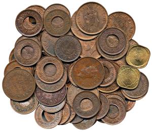 Assorted Copper lots (66), Pice (26), ½ Pice 1939 (8), ½ Pice 1940 (6), ½ Anna 1942, ½ Ann