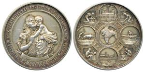 Industrial & Agricultural Exhibition of the Indian National Congress, Bombay 1904, Silver 