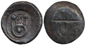 Punch-marked Coins, Kuntala Janapada, (c. 600-400 BC), Silver Double Karshapana, 6.44 g, U
