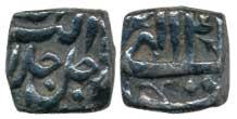 Akbar Jalal ud-din (AH 963-1014, 1556-1605AD), Silver 1/8th Rupee, Allahu Akbar type, Illa