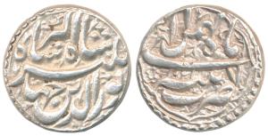 Jahangir, Silver ½ Rupee, Patna Mint, Nur ud din type, AH 1021/7, Month Bahman (KM 136.1).