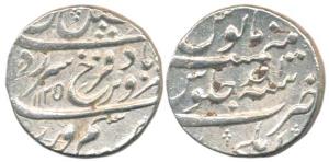 Farrukhsiyar, Silver Rupee, Elichpur Mint, AH 1125/ Ahad. Very Fine+, Rare.