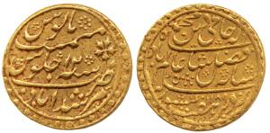 Murshidabad Mint, Gold Mohur, Calcutta Mint, in the name of Shah Alam II, AH 1189/12 (rare