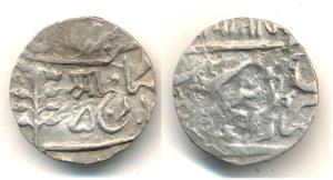 Jodhpur Mint, Silver ¼ Rupee, in the name of Umaid Singh and George V, Shri in Nagari and 