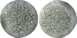 Humayun, Silver Shahrukhi, Agra Mint, Kalima with names of the four Caliphs around on obv.