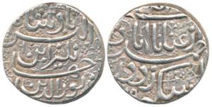 Jahangir, Silver Heavy Rupee, 14.12g, Ahmedabad Mint, AH 1019/5, Inayat couplet (KM 158.3)