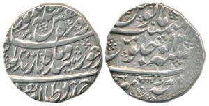 Taimur Shah, Silver Rupee, Kashmir Mint, AH 1200/12 (KM 564). About Very Fine.
