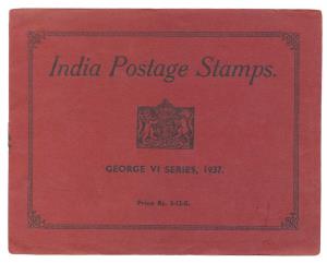 1937 India Postage Stamps Booklet, KG VI Series, Set of 13 stamps, 3 p. to Re. 1/-, Mint, 