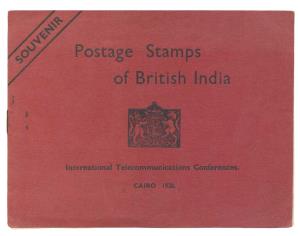 1938 Souvenir, Postage Stamps of British India, International Telecommunication Conference