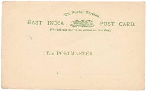 East India PC “On Postal Service”, 3 unused different Postal Cards, Scarce
