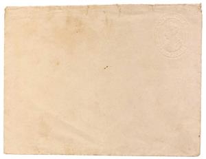 1926 KG V 1 a. Brown on White laid, PV# EN34, Albino Variety, slightly torn at the upper p