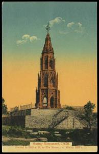 1911 CORONATION DURBAR dt 12 Dec on KG V picture postcard of Mutiny monument.