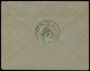 1911 CORONATION DURBAR on Edward cover dt 12 Dec to Meerut