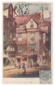PPC showing John Knox's House, Edinburgh printed by Reliable Series from Pestonji Shapurji