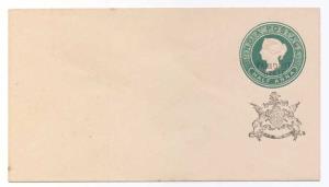 1888 QV Faridkot Envelope, ½ a. Green on White laid, K6, (Deschl E5), with State overprint
