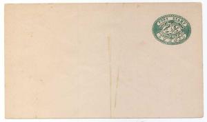18903/8, Envelope, 2 ½ a. Deep Green on Buff, Envelope with pointed flap, 134 X 77mm, (Des