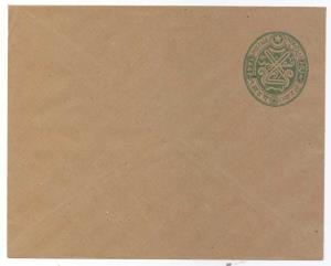 1944 Lot of 20 Hyderabad Envelopes, 1 a. 4p., Green on Brown laid, K10, Mint, Fine.
