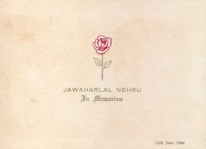 1964, Jawaharlal Nehru Special VIP Presentation Folder, 2 Block of 4, 1 FDC, few stains du