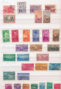 India 1947 – 2009 Fine used collection in 3 albums, Few missing, Very Good Collection, Fin