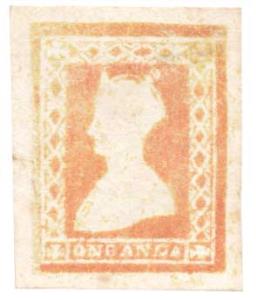 1854 1 a. Gothic Head Reprint in Brown - only three sheets containing three impressions we