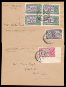 1931 Set of 6 Covers, with Inauguration of Delhi, 6 values FD cancelled on separate covers