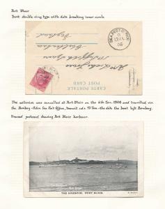 1906 PPC showing Government House Rangoon, with KED VII 1a. tied by double ring type with 