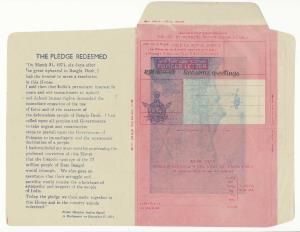1971 99 APO, Season's Greetings, Forces Letter, depicting Helicopter, Rhino etc. with Air 