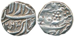 Mohamad Bahwal Khan IV (AH 1275-1283), Silver Rupee, Ahmedpur Mint, AH 1276, 1859 AD, (KM 