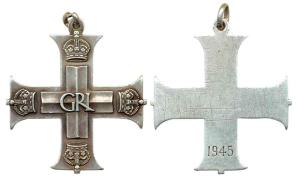 Military Cross, George VI, Silver Medal, unnamed as usual, GRI royal cipher in center and 