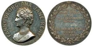 University of Bombay, Lady Reay Medal by Pinches London, rev. To the best Female Student, 