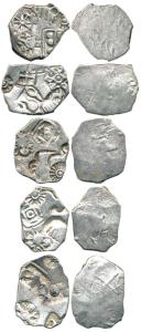 Punch-marked Coins, Magadha Janapada, Imperial Series, (c. 4th century BC), Silver (5), Ka
