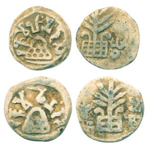 Anandas of Karwar, Mulananda, Lead, obv. Brahmi legend 'Shri Mulanandasa' around three arc