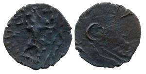 Later Satavahanas of Banawasi region, Karnataka, (c. 250 AD), Potin, Vishnurudra Chutukula