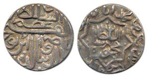 Muhammad Shah I (AH 863-917, AD1459-1511), Silver ½ Tanka, AH 902 Shah-I-Mukarram Muhammad