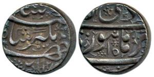 Jahangir, Silver Rupee, 11.3g, Burhanpur Mint, Month Di, RY 15. Very Fine.