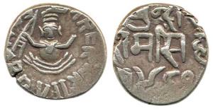 Ram Singh (1824-1889), Silver Nazarana Rupee, VS 1960, with the name of Edward VII, (KM Y1