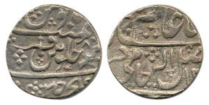 Daulat Rao, Silver Rupee, in name of Shah Alam II, RY 28, (KM 223). Very Fine.