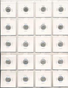 Dosti Londhon Issue, Silver 2 Annas (20), Udaipur Mint. Very Fine+ to Uncirculated. (20)