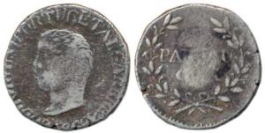 Goa, Pedro V, Silver Pardao, 1869, (KM 281). Very Good.