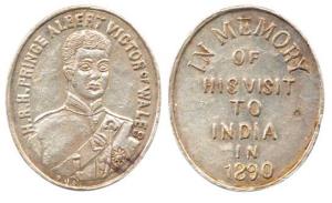 Albert Medal, Silver, 11.09g, Portrait of the Prince of Wales Albert to right on obv, and 