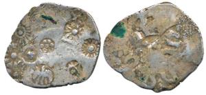 Punch-Marked, Kosala Janapada (5th century BC), Silver Karshapana, usual ‘S’ type geometri