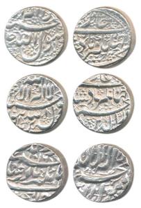 Jahangir, Silver Rupee, Kalima type, Burhanpur Mint AH 1016; Elichpur and Jalnapur Mints. 