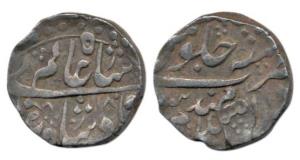 Silver Rupee, Mandisaur Dar-us-Salam Mint, in the name of Shah Alam II, RY 18. Very Fine, 