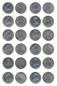 George V, Silver 2 Annas (12), 1916, Calcutta Mint. Extremely Fine to About Uncirculated, 
