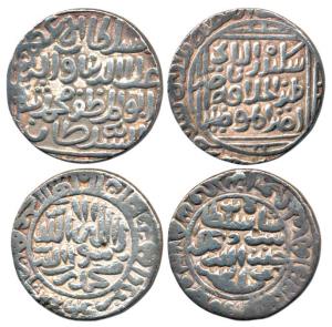 Silver Tanka (2), Ala-al-din Muhammad Khilji, Dar al-Islam Mint, Sikandar al thani legend 