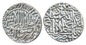 Akbar, Silver Rupee, 11.09g, Kalima type. Very Fine.